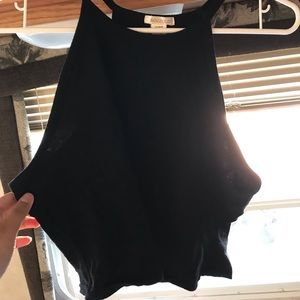 Black Halter Croptop